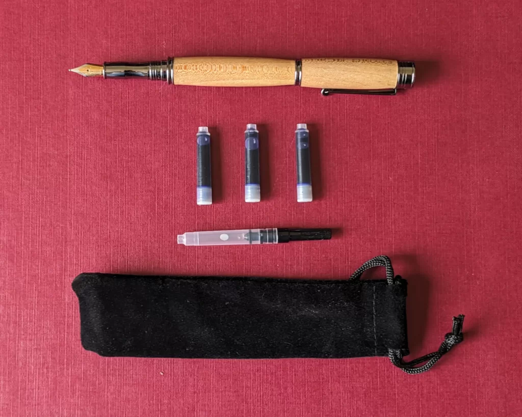 435 Sycamore Fountain Pen with Gun Metal Fittings