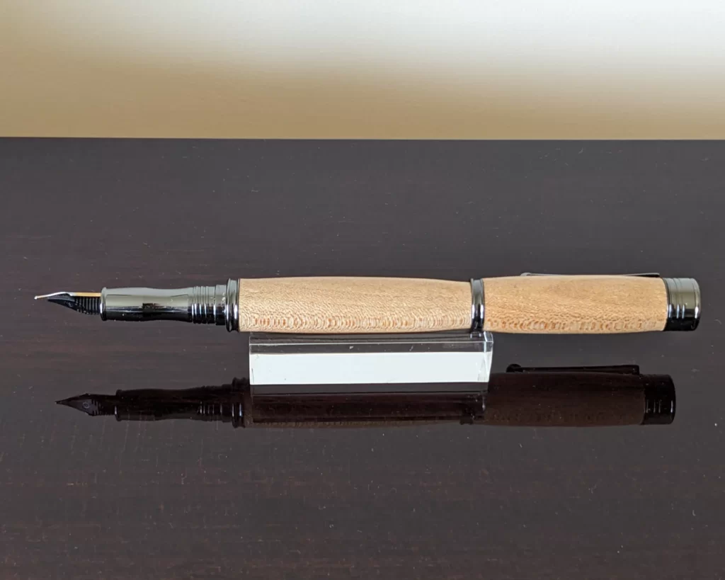 435 Sycamore Fountain Pen with Gun Metal Fittings