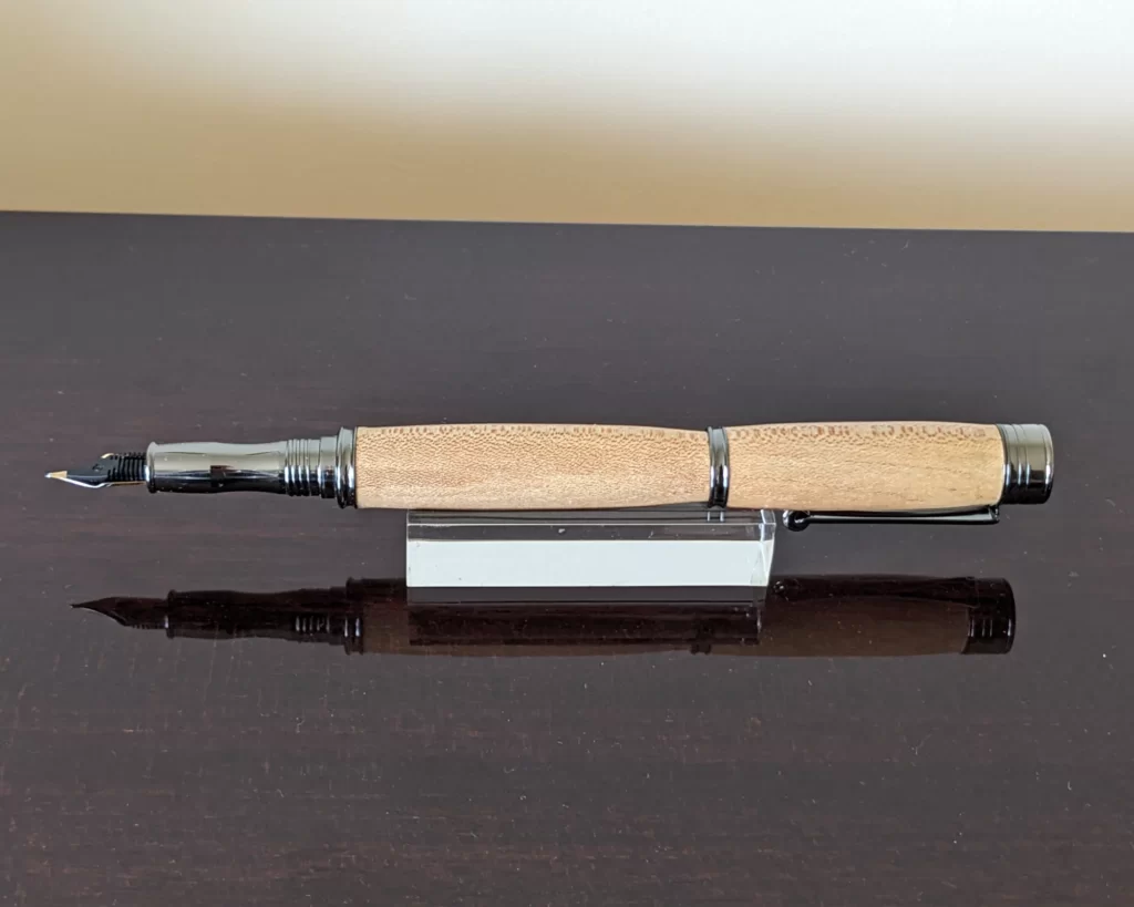 435 Sycamore Fountain Pen with Gun Metal Fittings