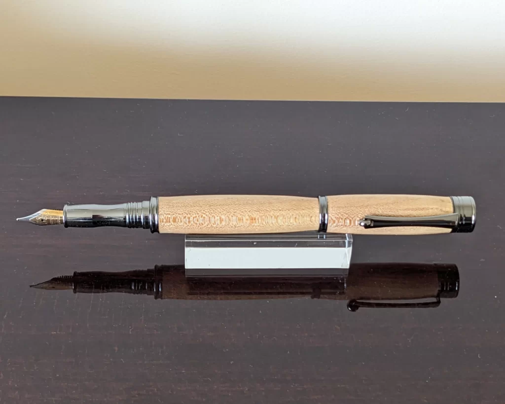 435 Sycamore Fountain Pen with Gun Metal Fittings