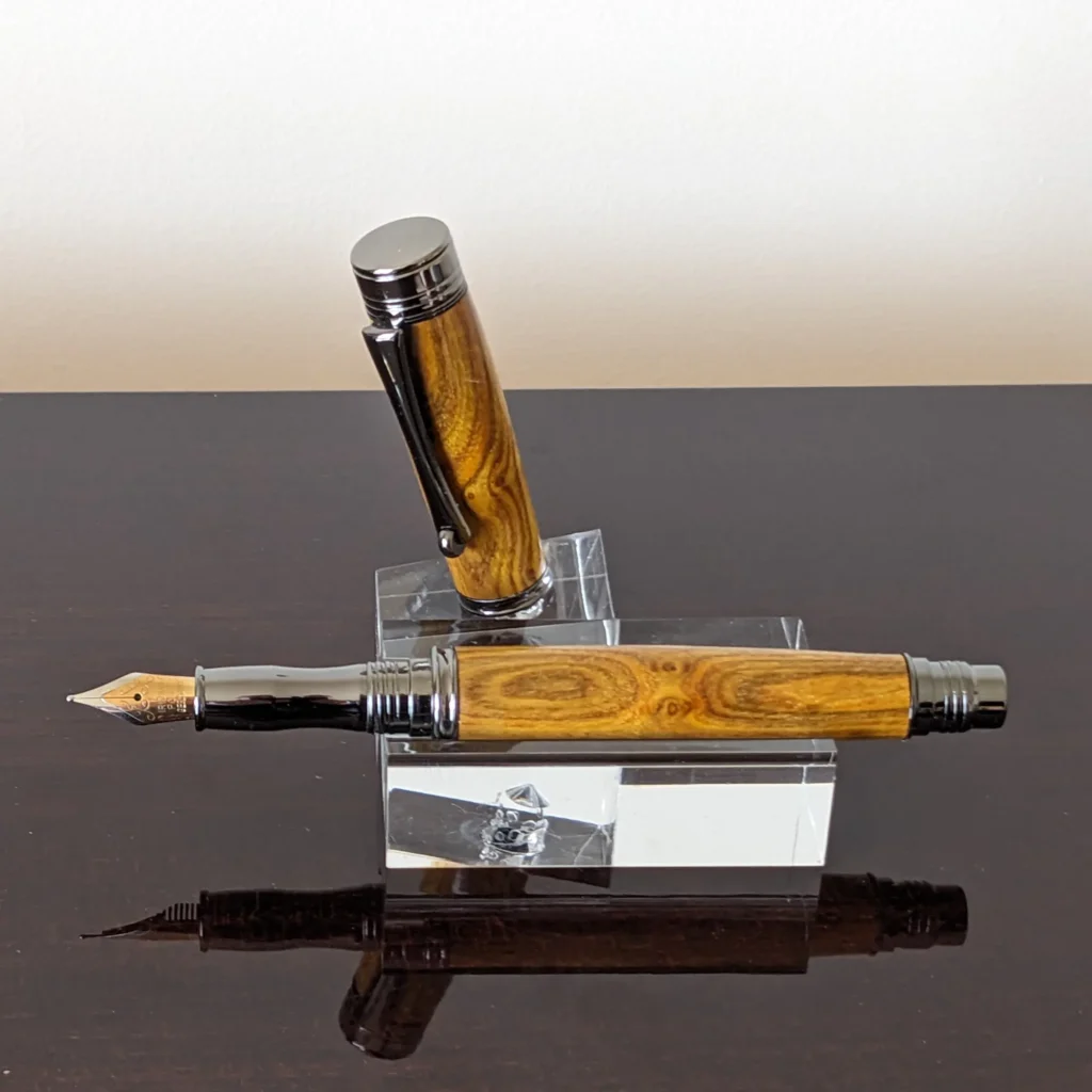 553 Laburnum Fountain Pen with Gun Metal Fittings