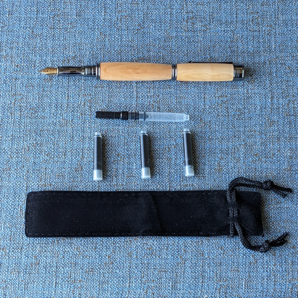 565 Medlar Fountain Pen with Gun Metal Fittings