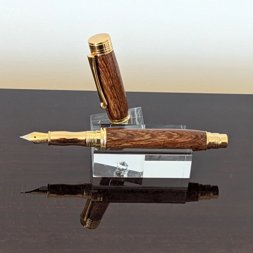 569 Panga Panga Fountain Pen with Gold Plated Fittings