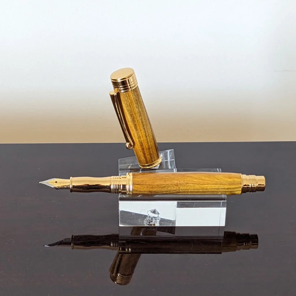 658 Laburnum Fountain Pen with Gold Plated Fittings