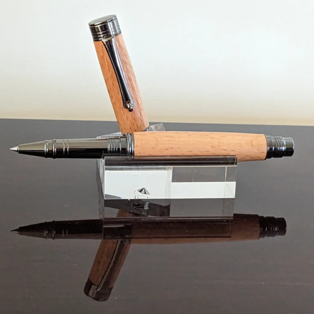 Beech Rollerball Pen with Gun Metal Fittings (447)