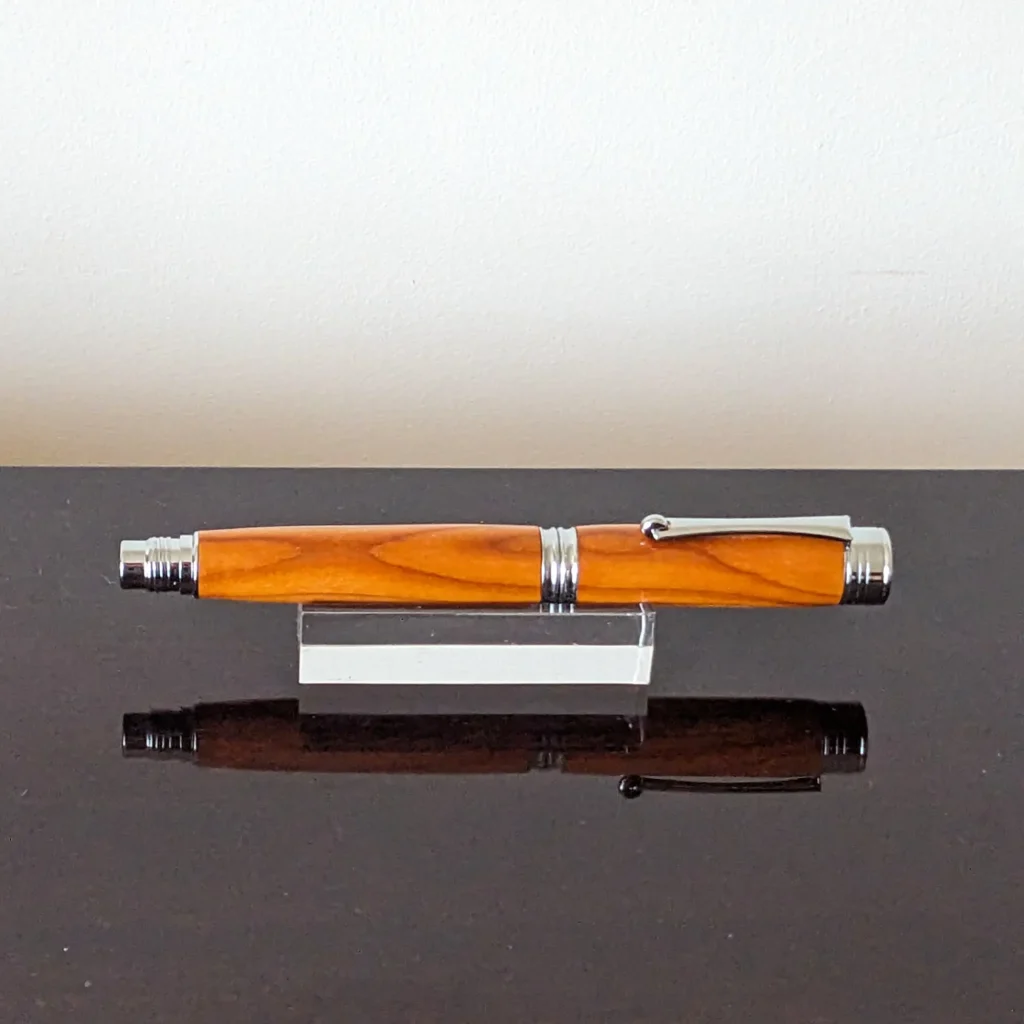 693 Yew Fountain Pen with Chrome Plated Fittings