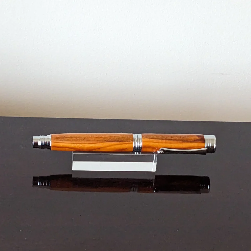 693 Yew Fountain Pen with Chrome Plated Fittings