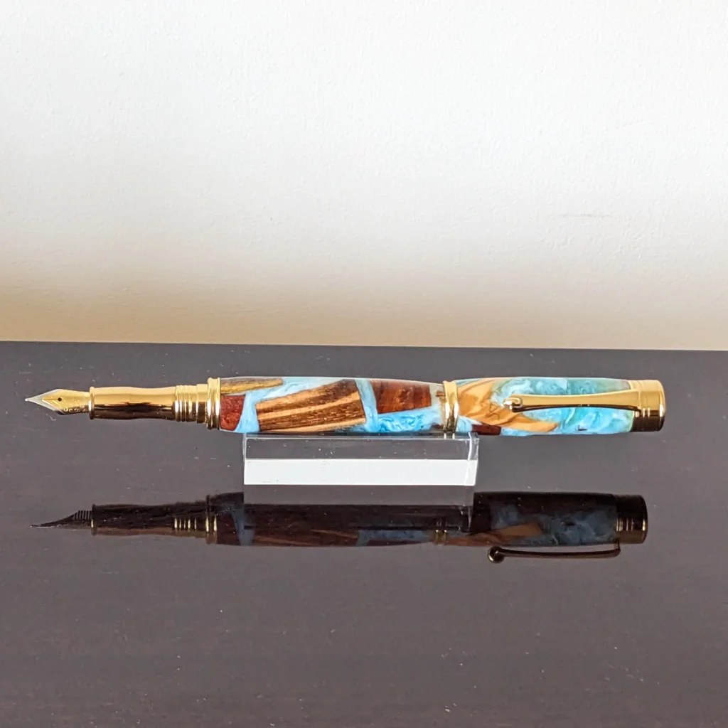 700 Driftwood Fountain Pen with Gold Plated Fittings