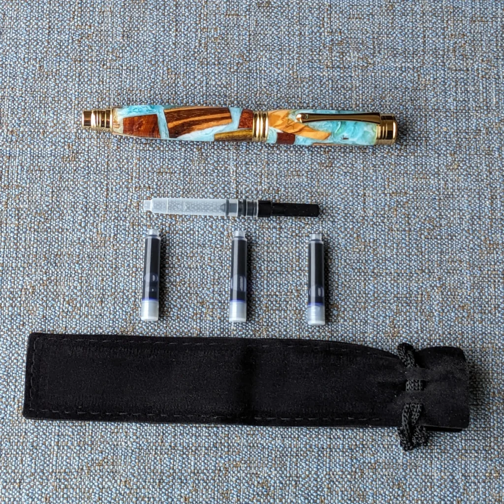 700 Driftwood Fountain Pen with Gold Plated Fittings