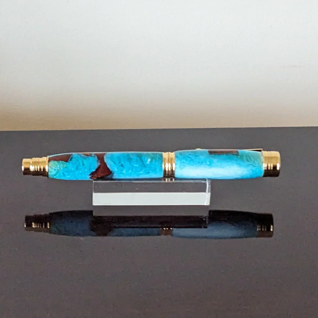 Driftwood Rollerball Pen with Gold Plated Fittings (754)