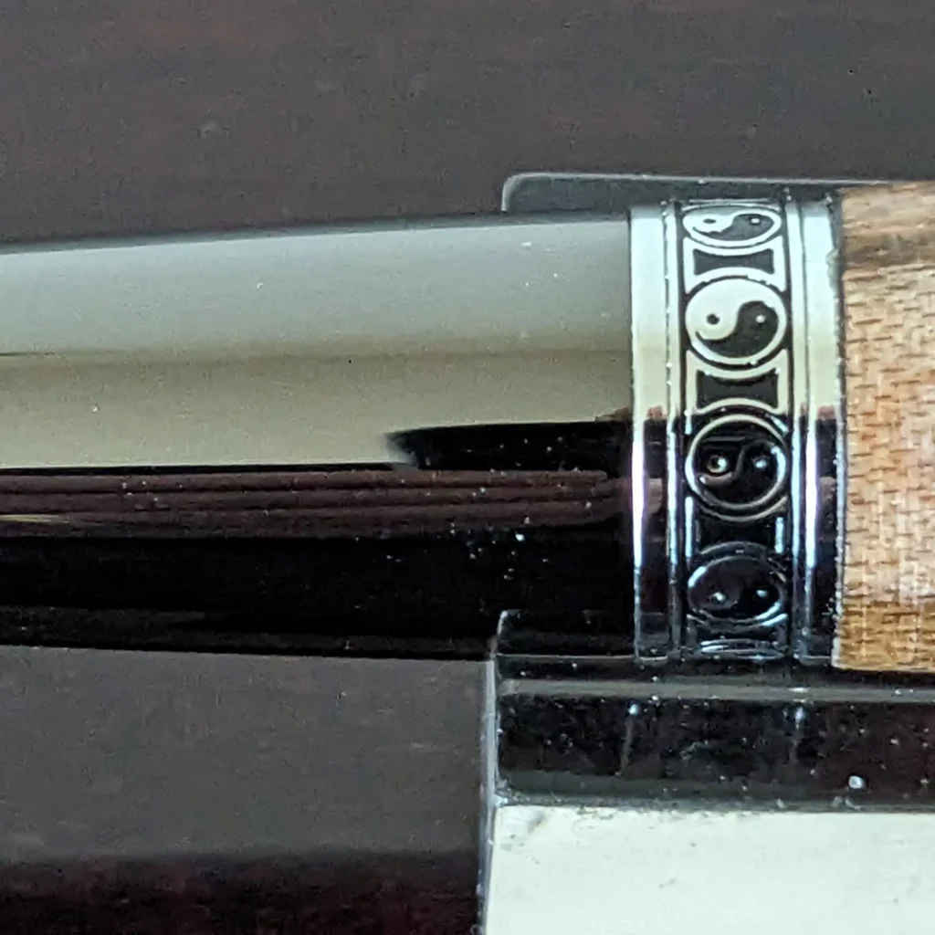 Spalted Ballpoint Pen with Gun Metal Fittings (766)
