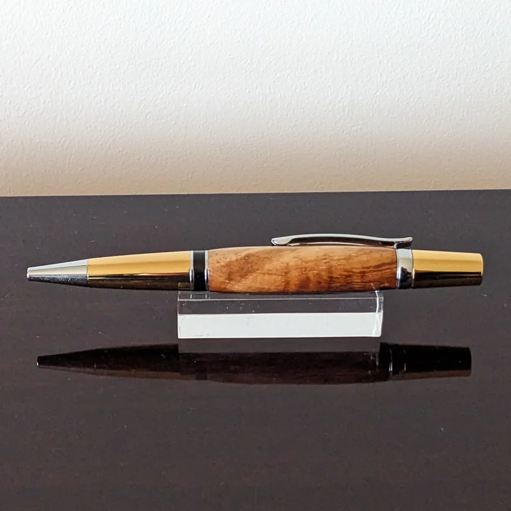 Sweet Chestnut Ballpoint Pen with Gold Plated Fittings (769)