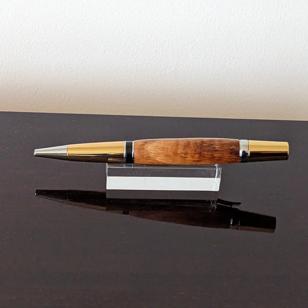 Sweet Chestnut Ballpoint Pen with Gold Plated Fittings (769)