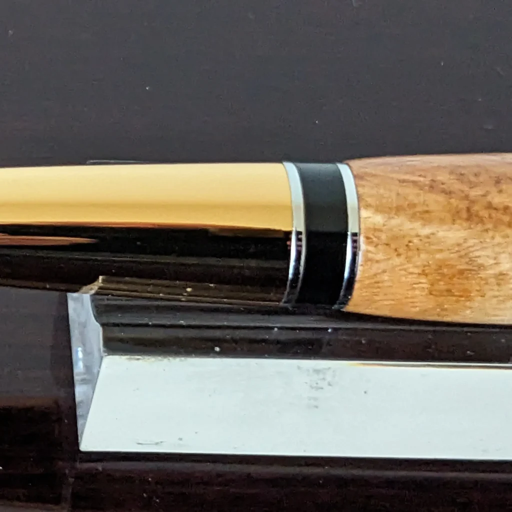 Sweet Chestnut Ballpoint Pen with Gold Plated Fittings (769)