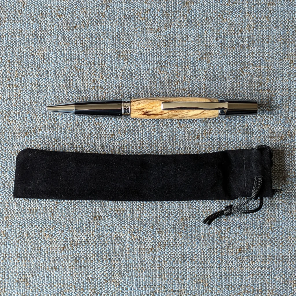 Sweet Chestnut Ballpoint Pen with Gold Plated Fittings (769)