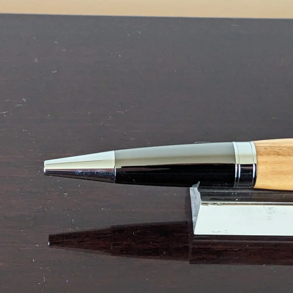 Olive Ballpoint Pen with Gun Metal Fittings (771)