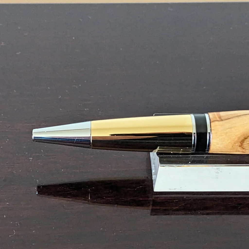 Olive Ballpoint Pen with Gold Plated Fittings (772)