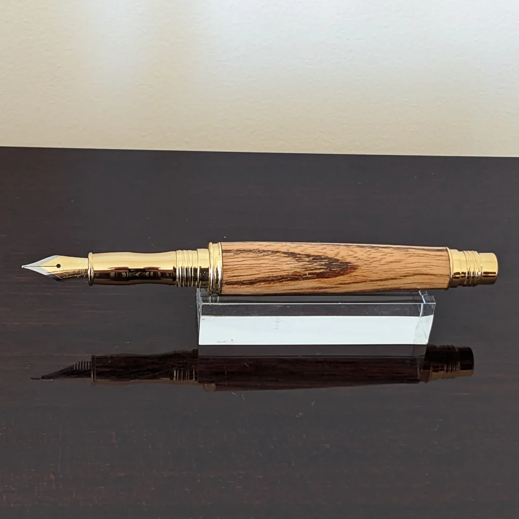 Kentucky Coffeetree Fountain Pen with Gold Plated Fittings (795)