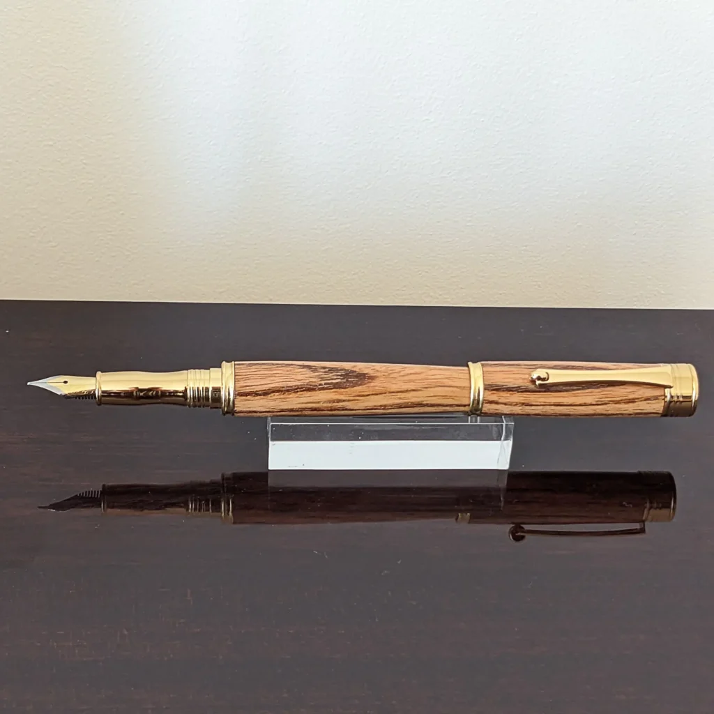 Kentucky Coffeetree Fountain Pen with Gold Plated Fittings (795)