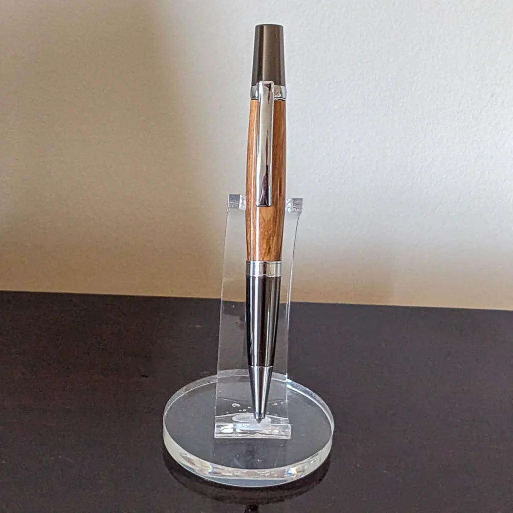 Olive Ballpoint Pen with Gun Metal Fittings (891)