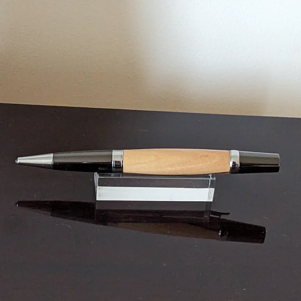 Olive Ballpoint Pen with Gun Metal Fittings (891)