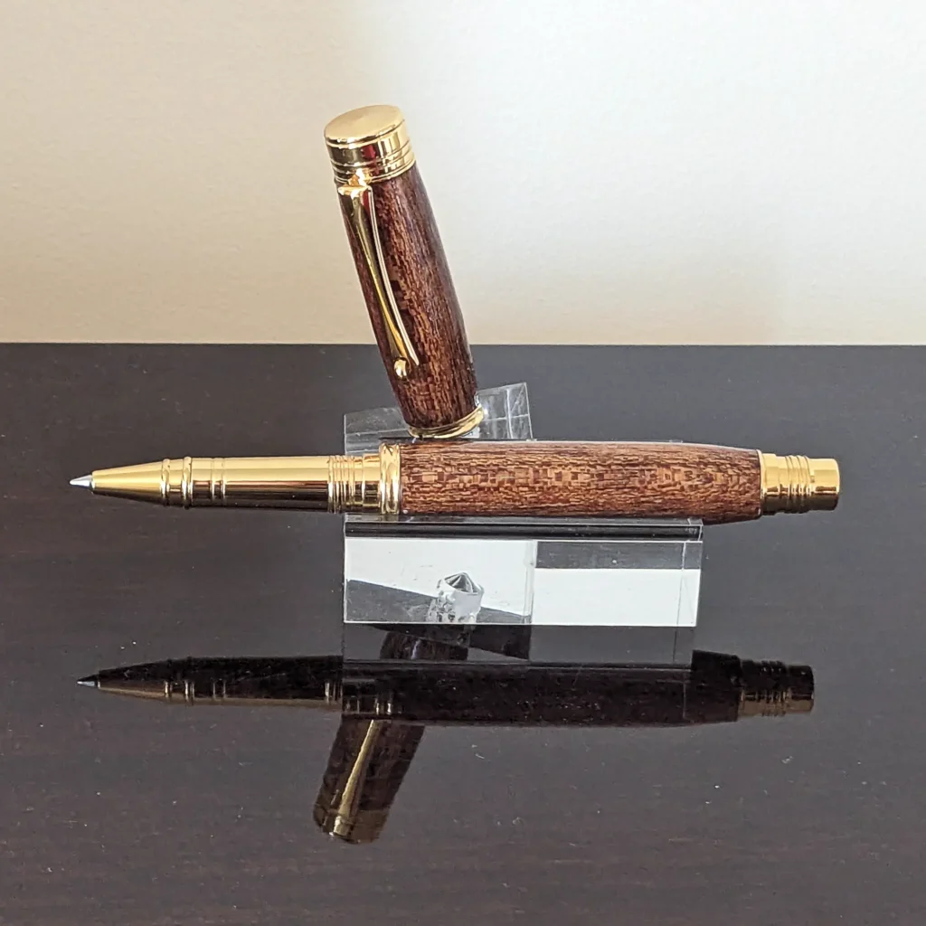 Meranti Rollerball Pen with Gold Plated Fittings (896)