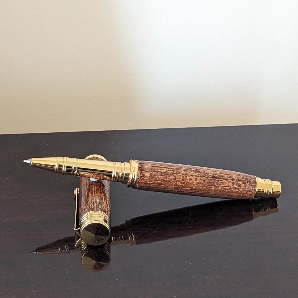 Meranti Rollerball Pen with Gold Plated Fittings (896)