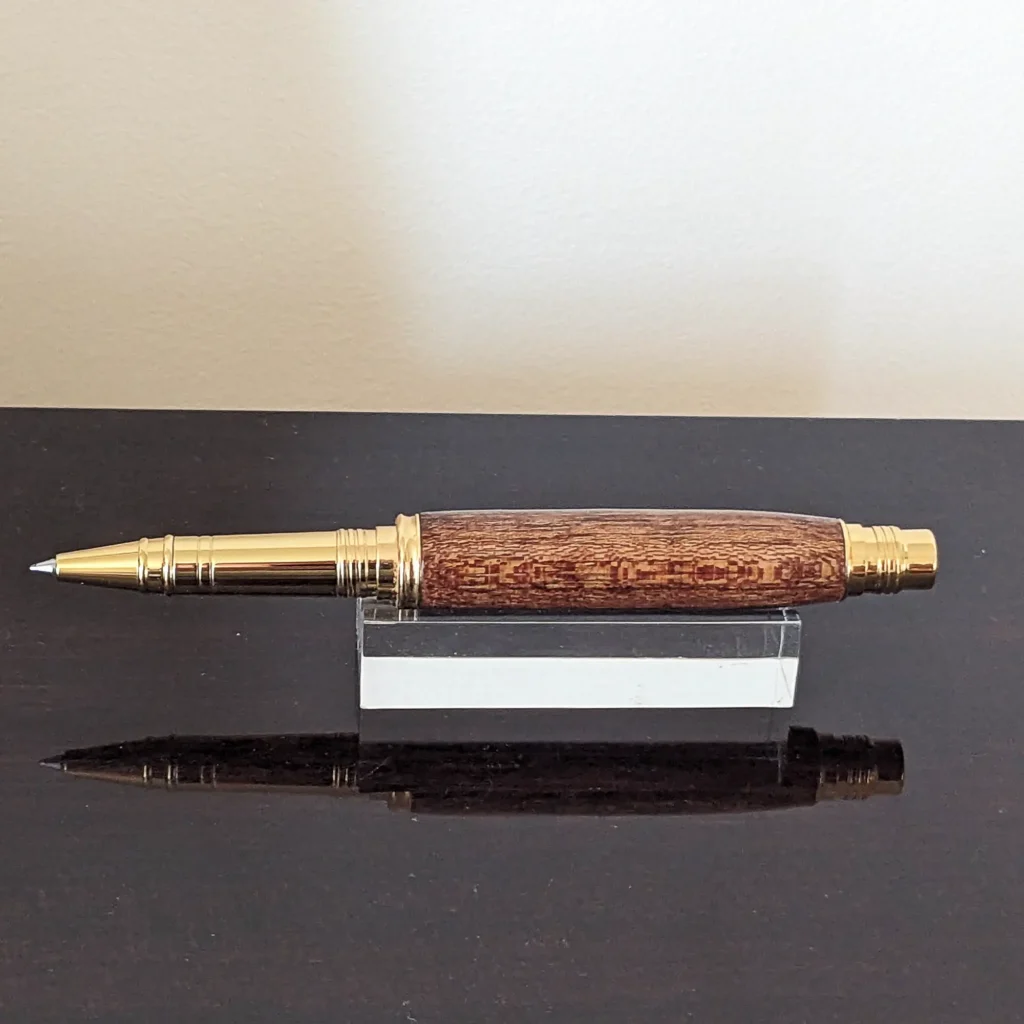 Meranti Rollerball Pen with Gold Plated Fittings (896)