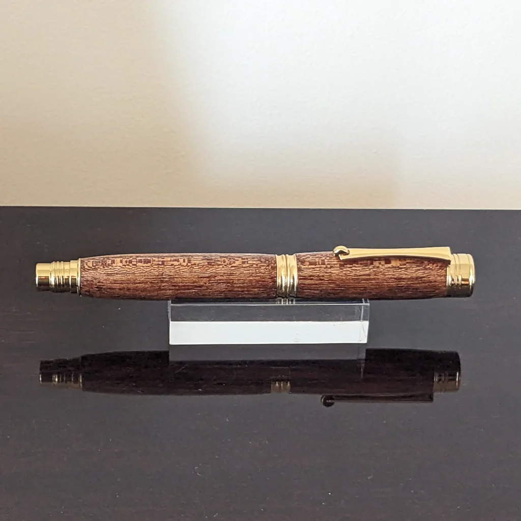 Meranti Rollerball Pen with Gold Plated Fittings (896)