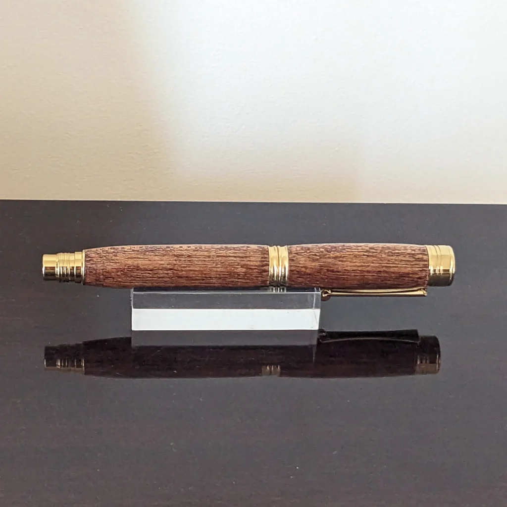 Meranti Rollerball Pen with Gold Plated Fittings (896)