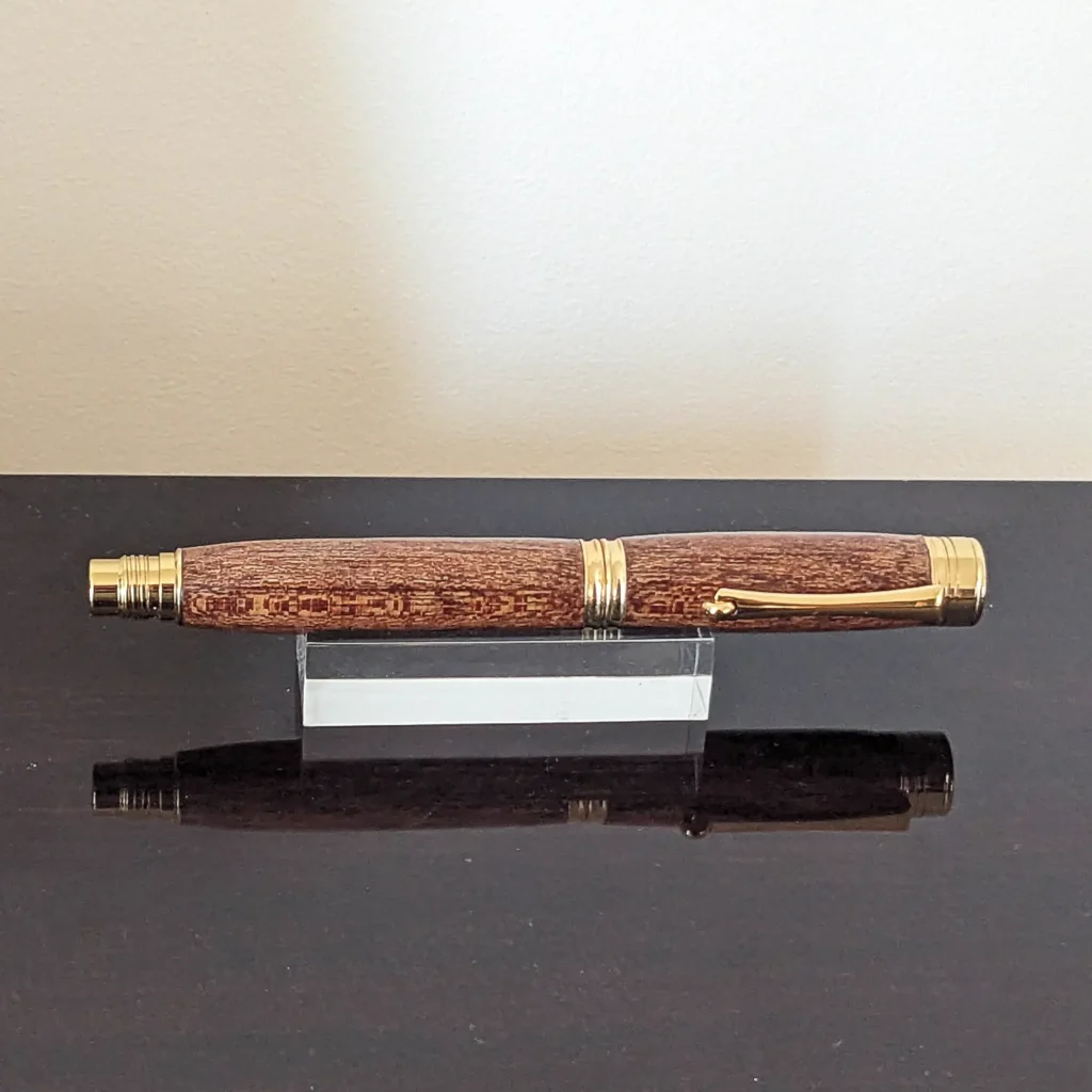 Meranti Rollerball Pen with Gold Plated Fittings (896)