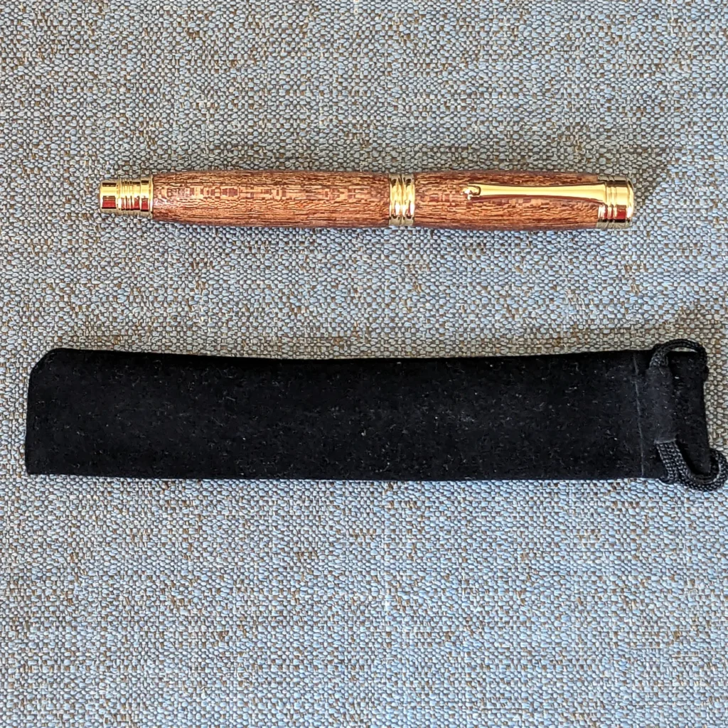 Meranti Rollerball Pen with Gold Plated Fittings (896)