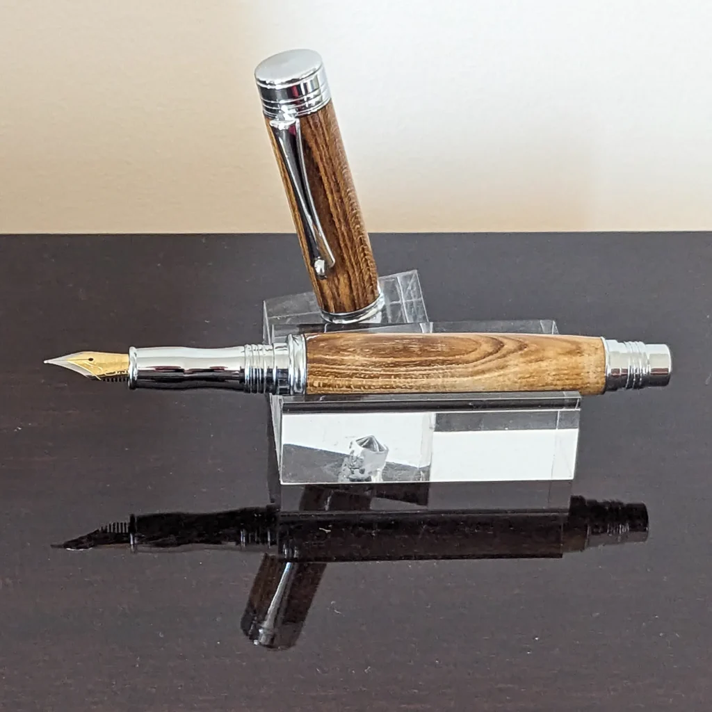Laburnum Fountain Pen with Chrome Plated Fittings (897)