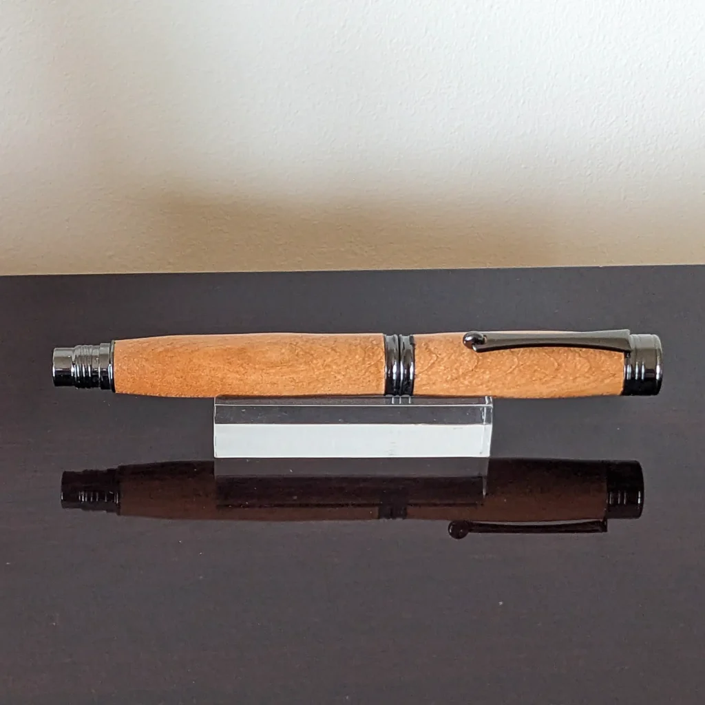 Black Cherry Fountain Pen with Gun Metal Fittings (904)