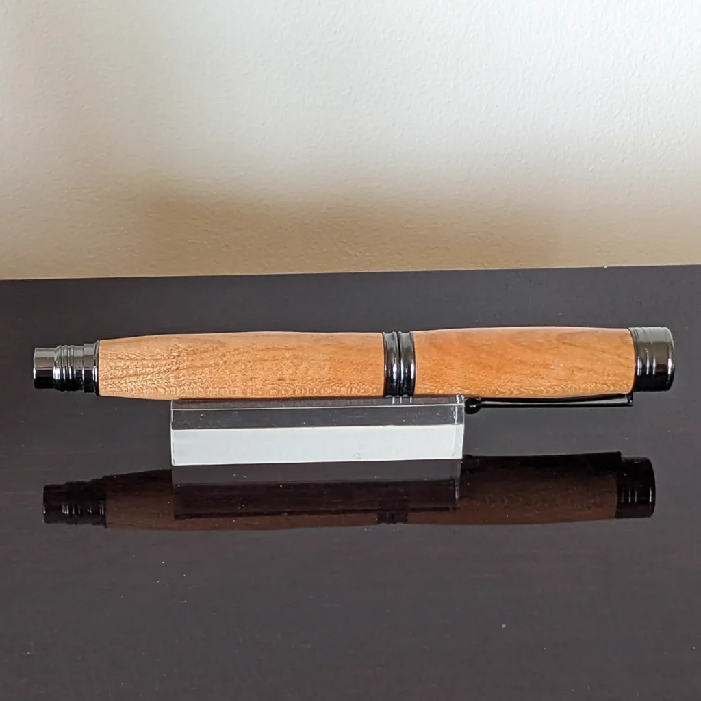 Black Cherry Fountain Pen with Gun Metal Fittings (904)