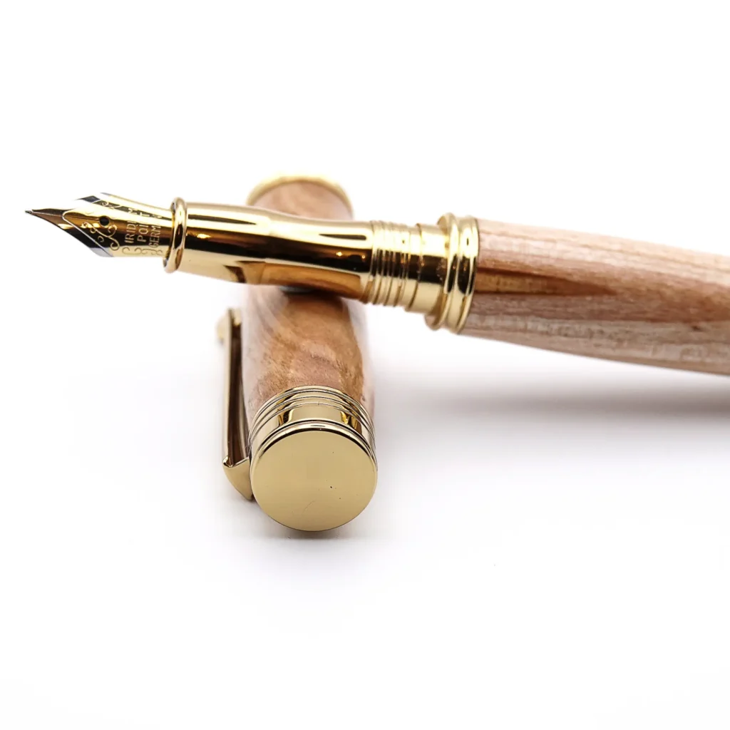 Ash Fountain Pen with Gold Plated Fittings (659)
