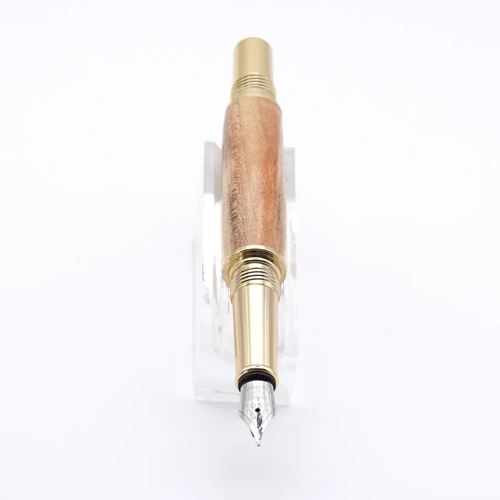 Maple Mid Range Fountain Pen with Gold Plated Fittings (801)