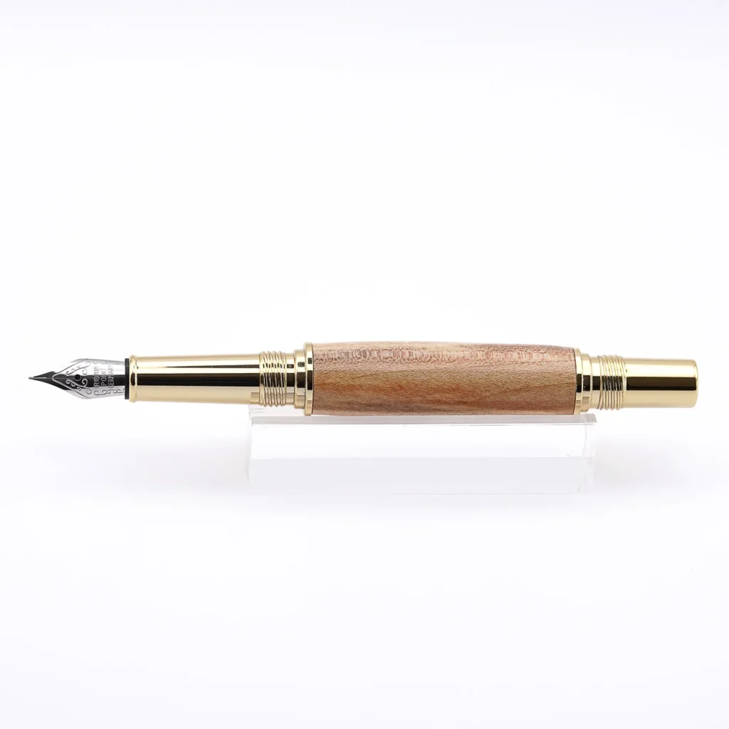 Maple Mid Range Fountain Pen with Gold Plated Fittings (801)