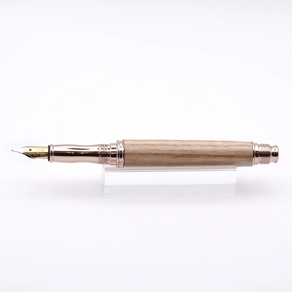 Ash Fountain Pen with Rose Gold Plated Fittings (862)