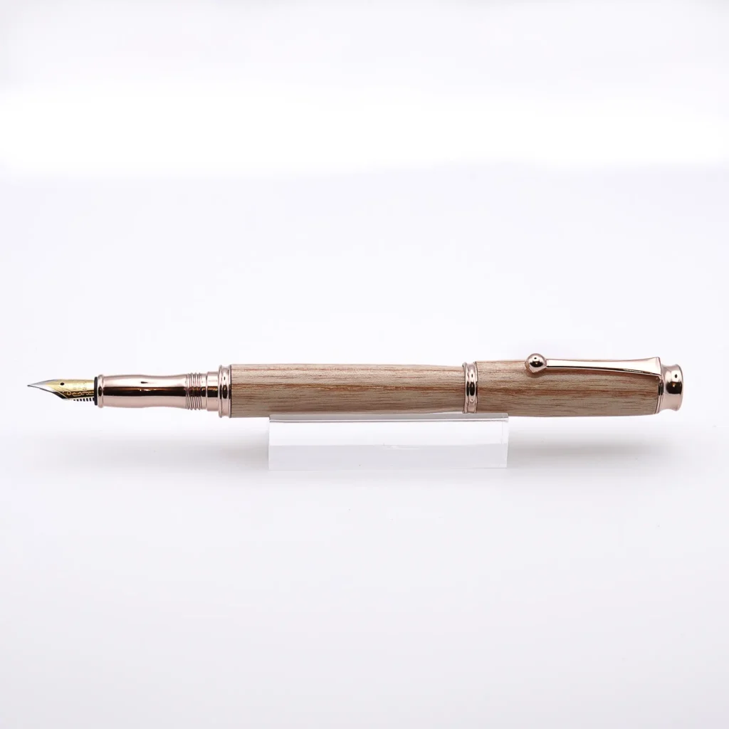 Ash Fountain Pen with Rose Gold Plated Fittings (862)