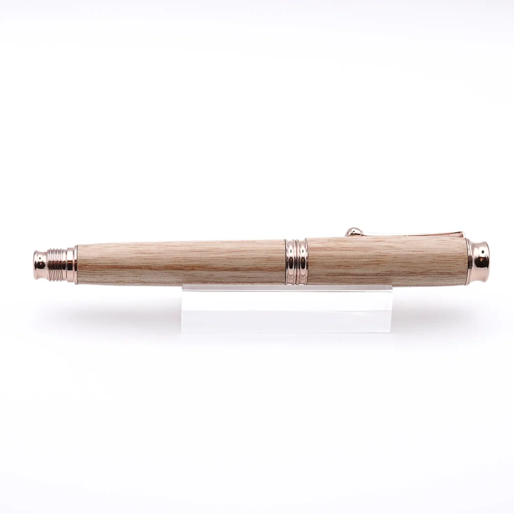 Ash Fountain Pen with Rose Gold Plated Fittings (862)