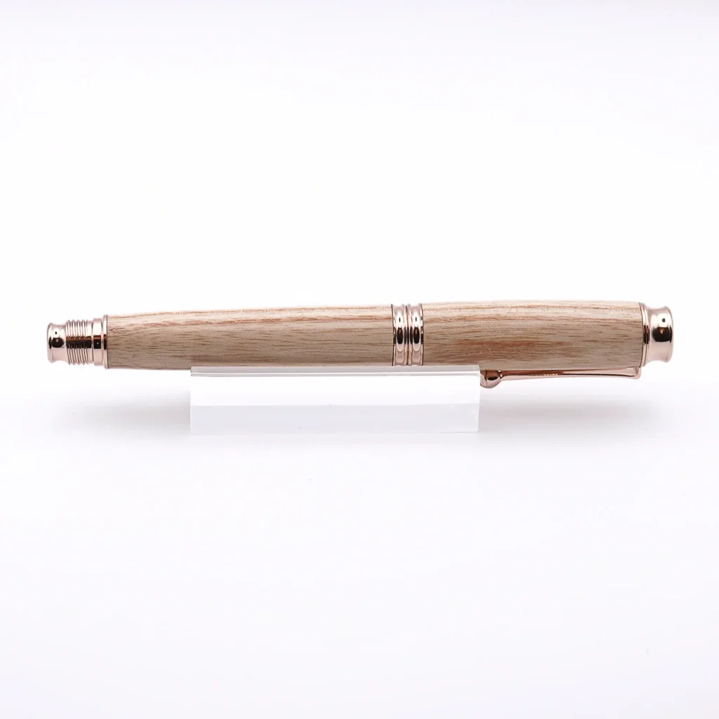 Ash Fountain Pen with Rose Gold Plated Fittings (862)
