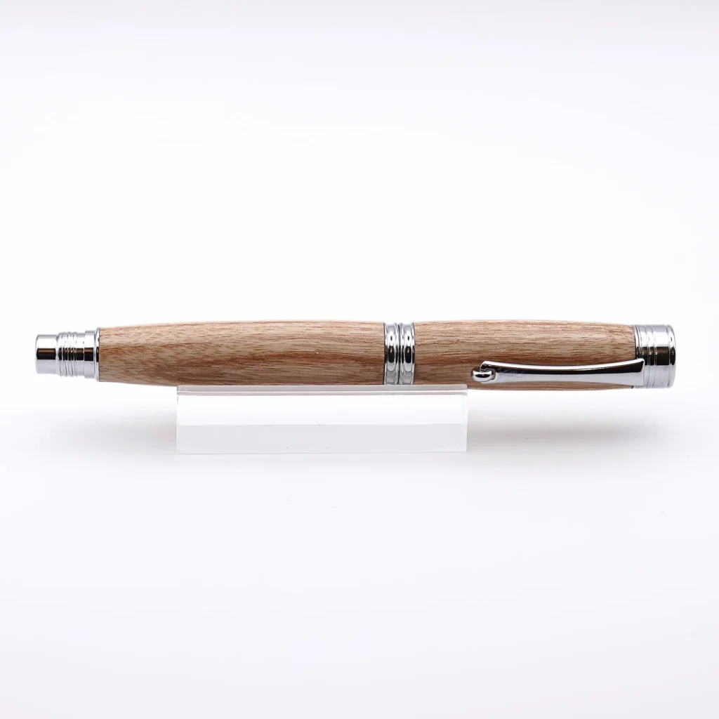 Ash Fountain Pen with Chrome Plated Fittings (914)