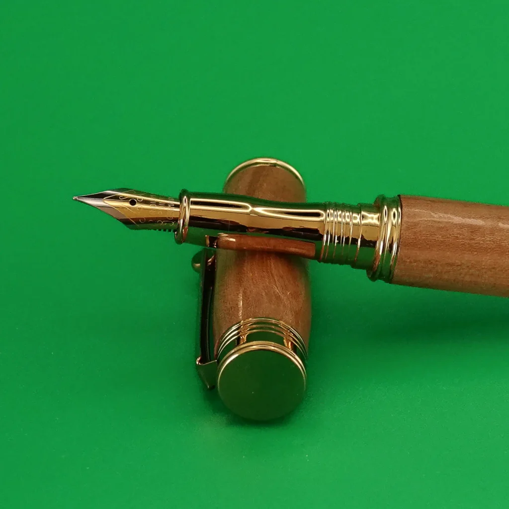Elm Fountain Pen with Gold Plated Fittings (946)