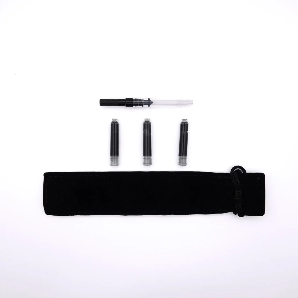 Blue Scrap Wood Fountain Pen with Gold Plated Fittings (967)