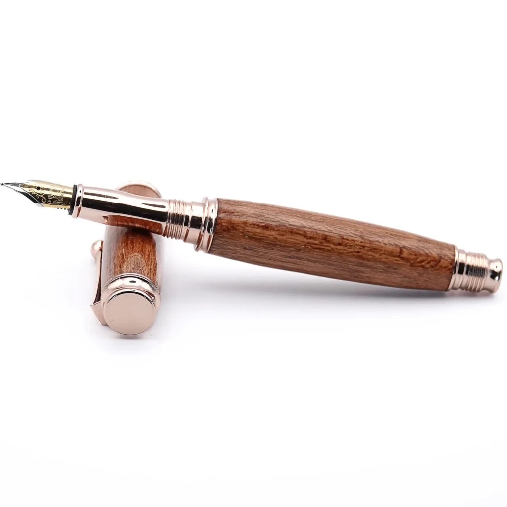 Sapele Fountain Pen with Gold Plated Fittings (535)
