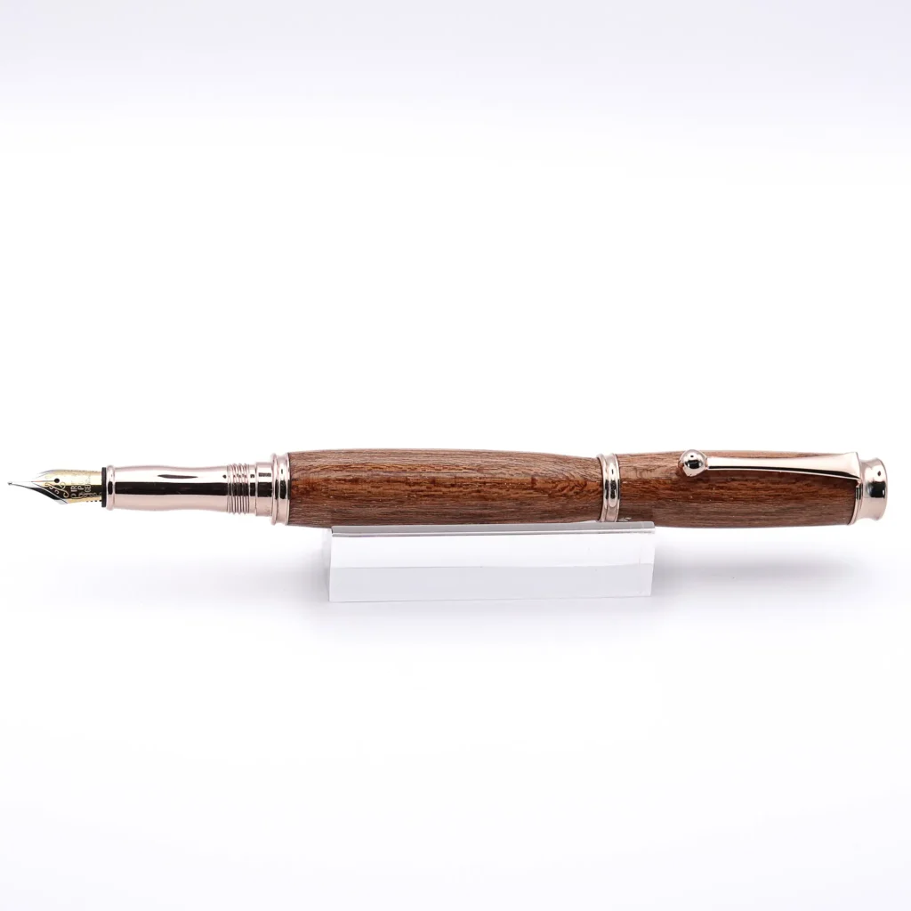 Sapele Fountain Pen with Gold Plated Fittings (535)