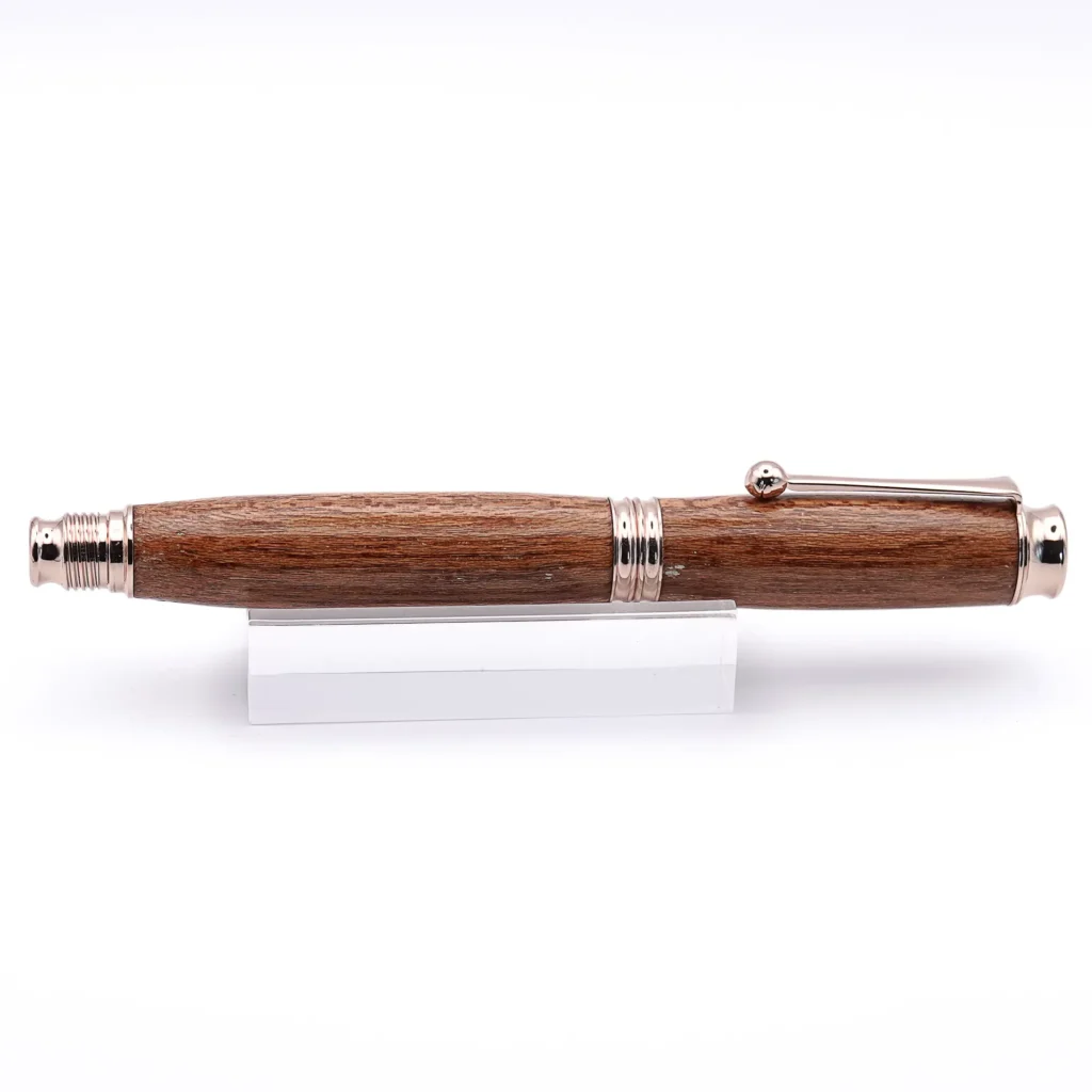 Sapele Fountain Pen with Gold Plated Fittings (535)