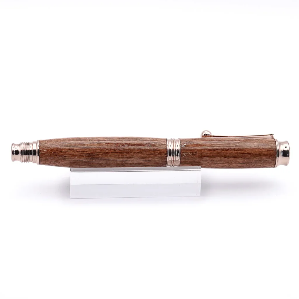 Sapele Fountain Pen with Gold Plated Fittings (535)