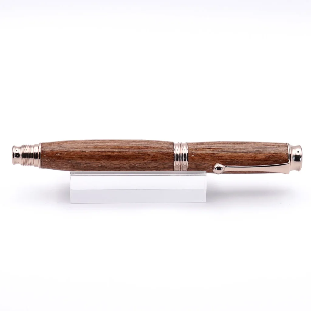 Sapele Fountain Pen with Gold Plated Fittings (535)